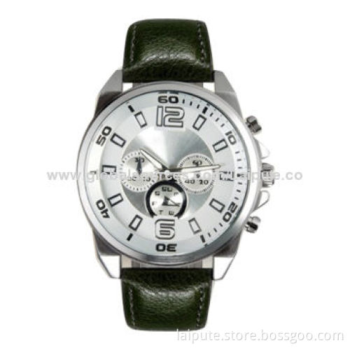 Fashionable Large Face Dial Body Simple Style Unisex Analog Quartz Japan Movement Wrist WatchNew